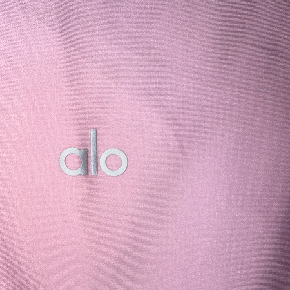 ALO Yoga Lavender Pink Seamless Sports Bra - Picture 4 of 4